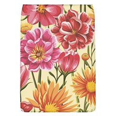 Retro Flowers Removable Flap Cover (l) by goljakoff