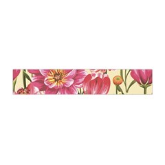 Retro Flowers Flano Scarf (mini) by goljakoff