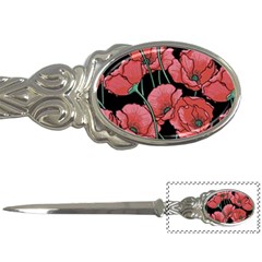 Red Flowers Letter Opener by goljakoff