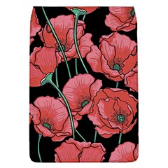 Red Flowers Removable Flap Cover (l) by goljakoff