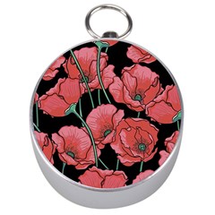 Red Flowers Silver Compasses by goljakoff