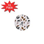 Pine Cones Love 1  Mini Buttons (10 pack)  Front