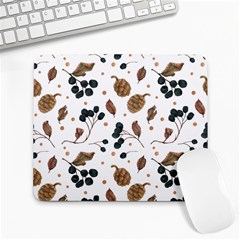 Pine Cones Love Large Mousepads by designsbymallika