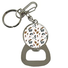 Pine Cones Love Bottle Opener Key Chain by designsbymallika