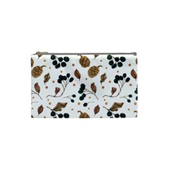 Pine Cones Love Cosmetic Bag (small) by designsbymallika