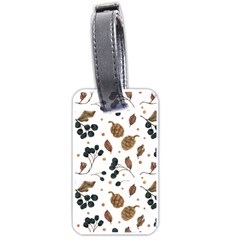 Pine Cones Love Luggage Tag (one Side) by designsbymallika