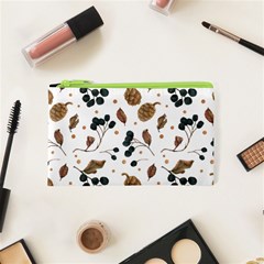 Pine Cones Love Cosmetic Bag (xs) by designsbymallika