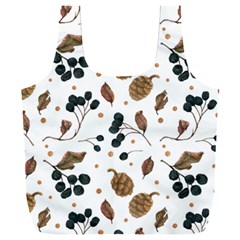 Pine Cones Love Full Print Recycle Bag (xxxl) by designsbymallika