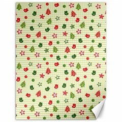 Cute Christmas Pattern Canvas 12  X 16  by designsbymallika