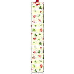 Cute Christmas Pattern Large Book Marks by designsbymallika