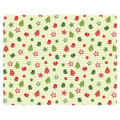 Cute Christmas Pattern Double Sided Flano Blanket (medium)  by designsbymallika