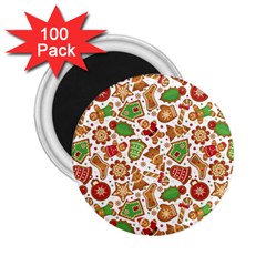 Christmas Love 6 2 25  Magnets (100 Pack)  by designsbymallika