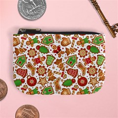 Christmas Love 6 Mini Coin Purse by designsbymallika