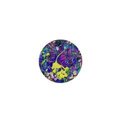 Vibrant Abstract Floral/rainbow Color 1  Mini Magnets by dressshop