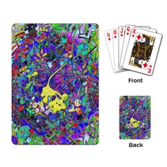 Vibrant Abstract Floral/rainbow Color Playing Cards Single Design (rectangle) by dressshop