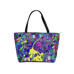 Vibrant Abstract Floral/rainbow Color Classic Shoulder Handbag by dressshop