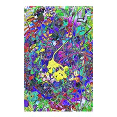 Vibrant Abstract Floral/rainbow Color Shower Curtain 48  X 72  (small)  by dressshop