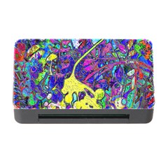 Vibrant Abstract Floral/rainbow Color Memory Card Reader With Cf by dressshop