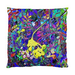 Vibrant Abstract Floral/rainbow Color Standard Cushion Case (two Sides) by dressshop