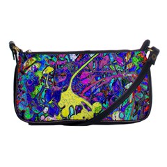 Vibrant Abstract Floral/rainbow Color Shoulder Clutch Bag by dressshop