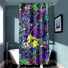 Vibrant Abstract Floral/rainbow Color Shower Curtain 36  X 72  (stall)  by dressshop