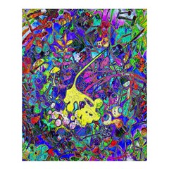 Vibrant Abstract Floral/rainbow Color Shower Curtain 60  X 72  (medium)  by dressshop