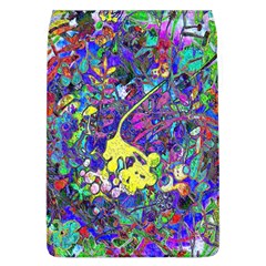 Vibrant Abstract Floral/rainbow Color Removable Flap Cover (l) by dressshop