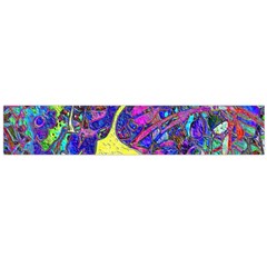 Vibrant Abstract Floral/rainbow Color Large Flano Scarf  by dressshop