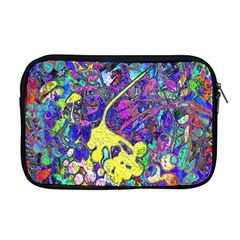 Vibrant Abstract Floral/rainbow Color Apple Macbook Pro 17  Zipper Case by dressshop