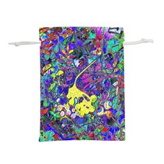 Vibrant Abstract Floral/rainbow Color Lightweight Drawstring Pouch (m) by dressshop