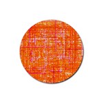 Mosaic Tapestry Rubber Coaster (Round)  Front