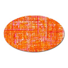 Mosaic Tapestry Oval Magnet by essentialimage