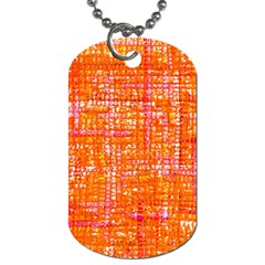 Mosaic Tapestry Dog Tag (one Side) by essentialimage