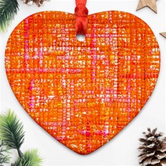 Mosaic Tapestry Heart Ornament (two Sides) by essentialimage