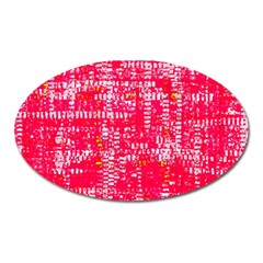 Mosaic Tapestry Oval Magnet by essentialimage