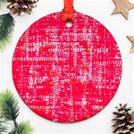 Mosaic Tapestry Round Ornament (Two Sides) Front