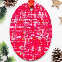 Mosaic Tapestry Oval Ornament (two Sides) by essentialimage