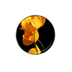 Yellow Poppies Hat Clip Ball Marker