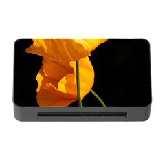 Yellow Poppies Memory Card Reader With Cf by Audy