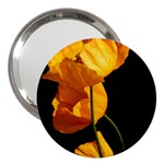 Yellow Poppies 3  Handbag Mirrors Front