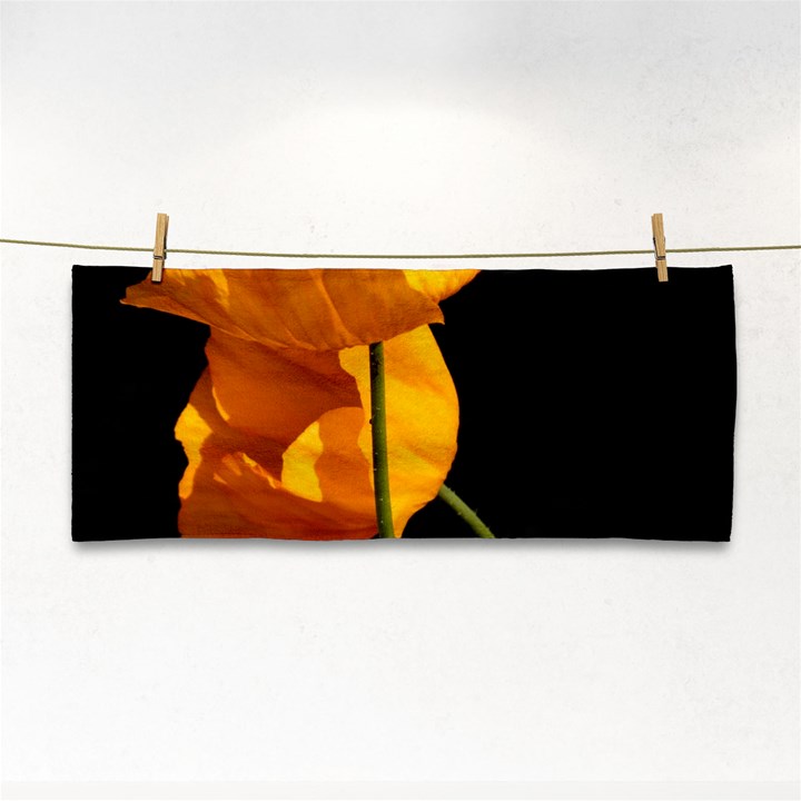 Yellow Poppies Hand Towel