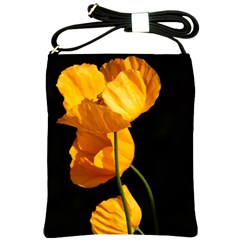 Yellow Poppies Shoulder Sling Bag by Audy