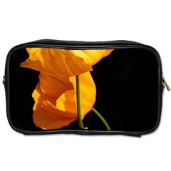 Yellow Poppies Toiletries Bag (one Side) by Audy