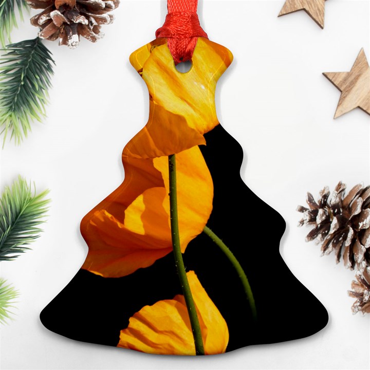 Yellow Poppies Ornament (Christmas Tree) 