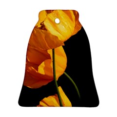 Yellow Poppies Ornament (bell) by Audy