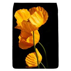 Yellow Poppies Removable Flap Cover (l) by Audy