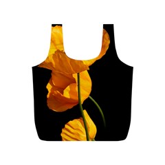 Yellow Poppies Full Print Recycle Bag (s)