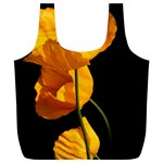 Yellow Poppies Full Print Recycle Bag (XL) Back