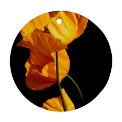 Yellow Poppies Ornament (round) by Audy