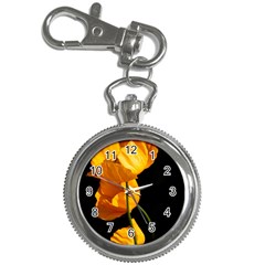 Yellow Poppies Key Chain Watches by Audy